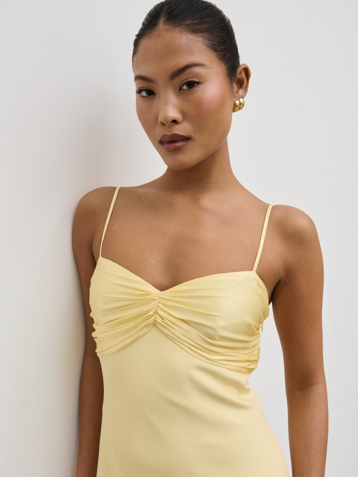 Joely Midaxi Dress - Lemon