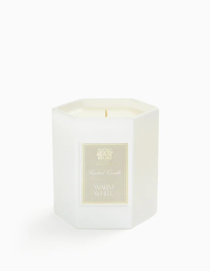 Antica Candle 9oz Warm White Candles in at Wrapsody