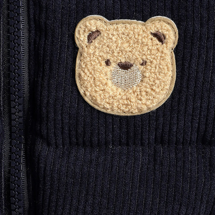 Boys Dark Blue Applique Jacket