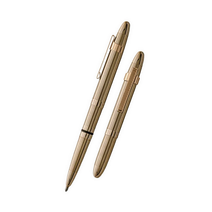 Fisher Bullet Space Pen - Lacquered Brass with Clip