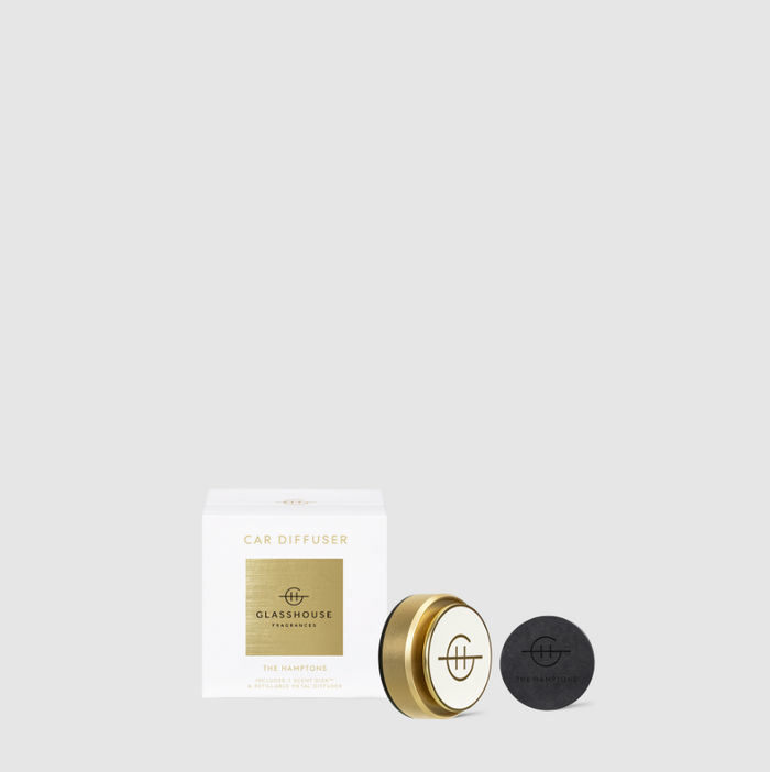 Glasshouse Car Diffuser - The Hamptons Scents in at Wrapsody