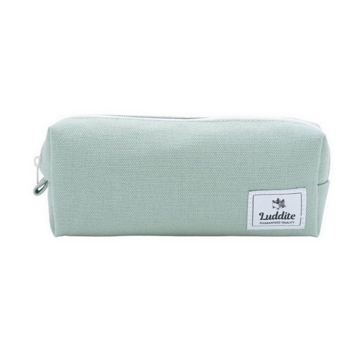 Luddite Large Canvas Pen Case - Sage Green
