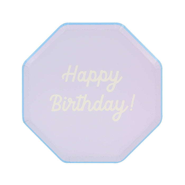 Meri Meri Mixed Happy Birthday Plates