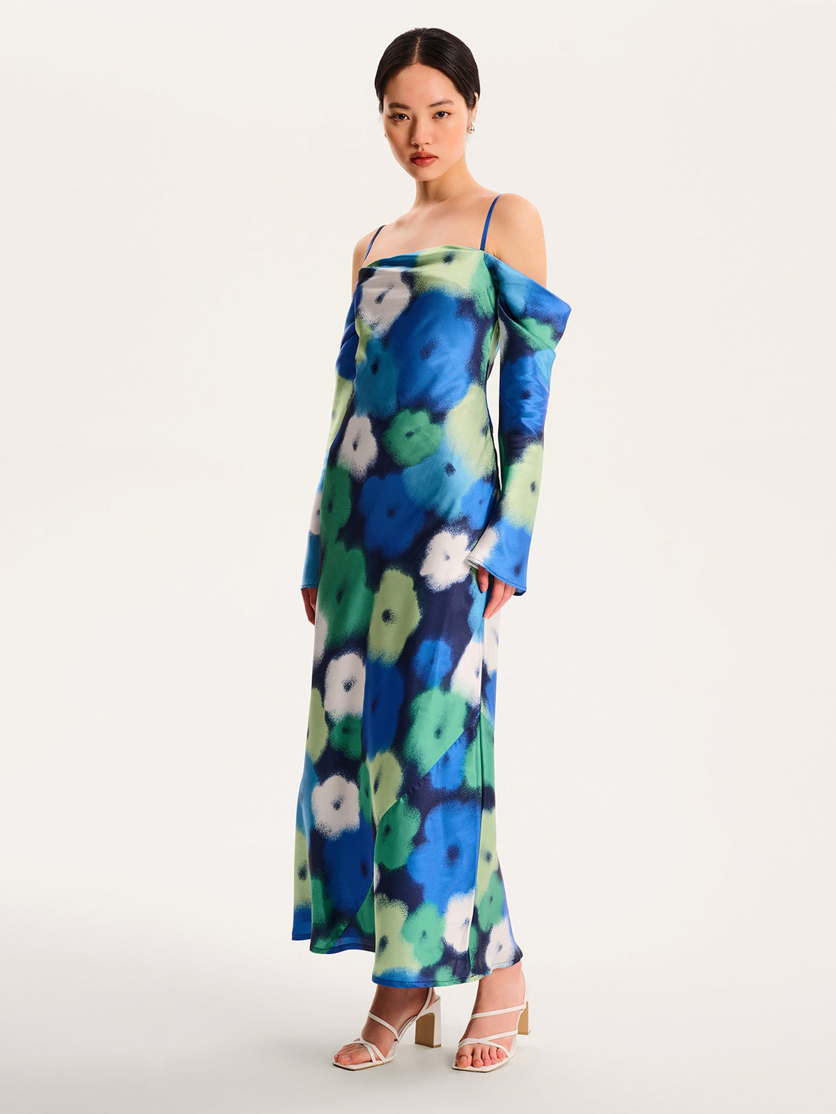 Munique Dress in Spray Floral