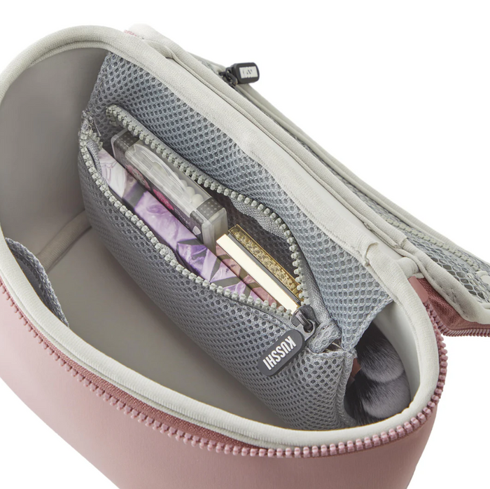 Neoprene Small Train Case Mauve Travel Accessories in at Wrapsody