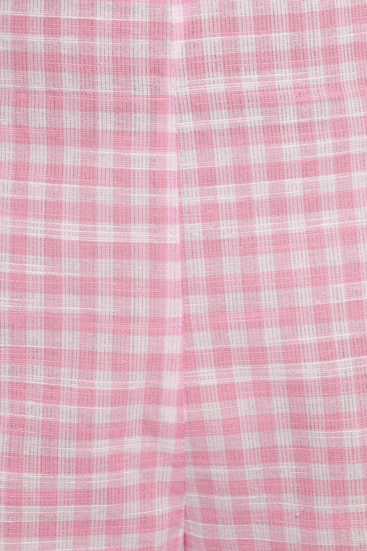 Devlin Cotton Pant - Pink Gingham