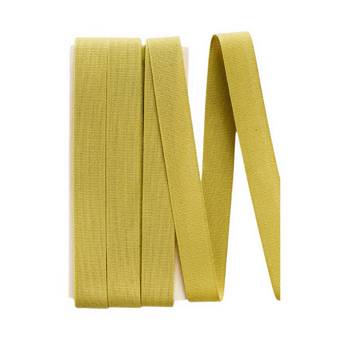 Studio Carta Tight Weave Cotton Ribbon - Chartreuse