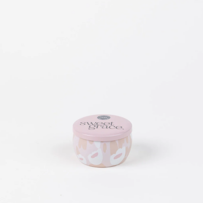 Sweet Grace Pink Tin Candle 4oz Candles in at Wrapsody