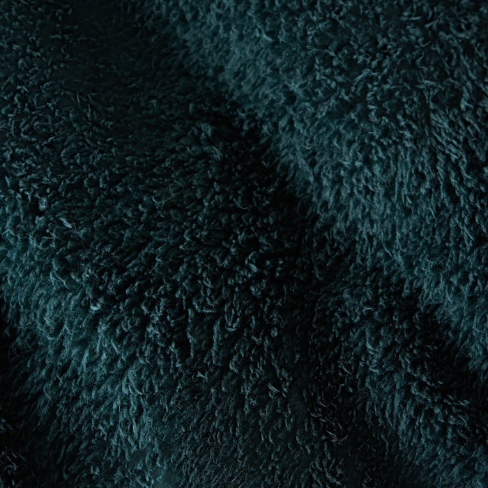 Teddy Fleece Duvet Cover Set - Forest Green 🇬🇧