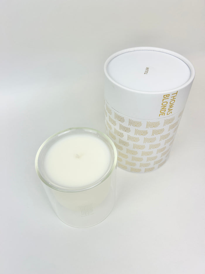 Thomas Blonde Mod Luxe 16oz Candle Tulum Candles in at Wrapsody