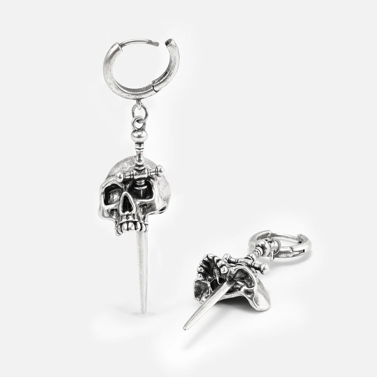 SKULL DAGGER EARRINGS