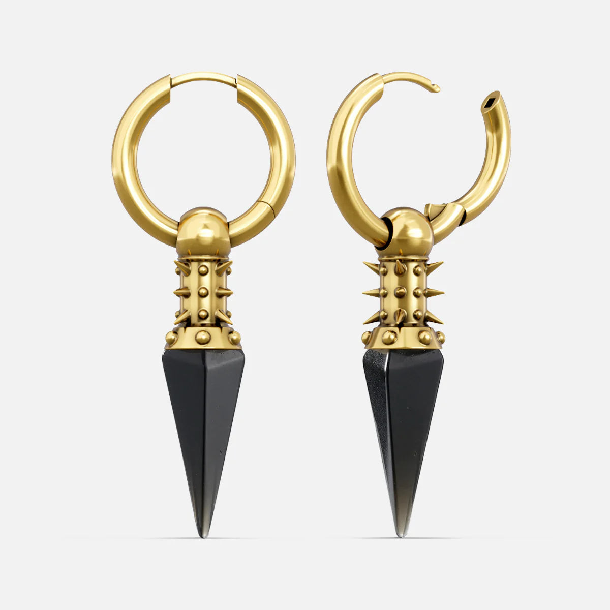 RIVET PRISM EARRINGS