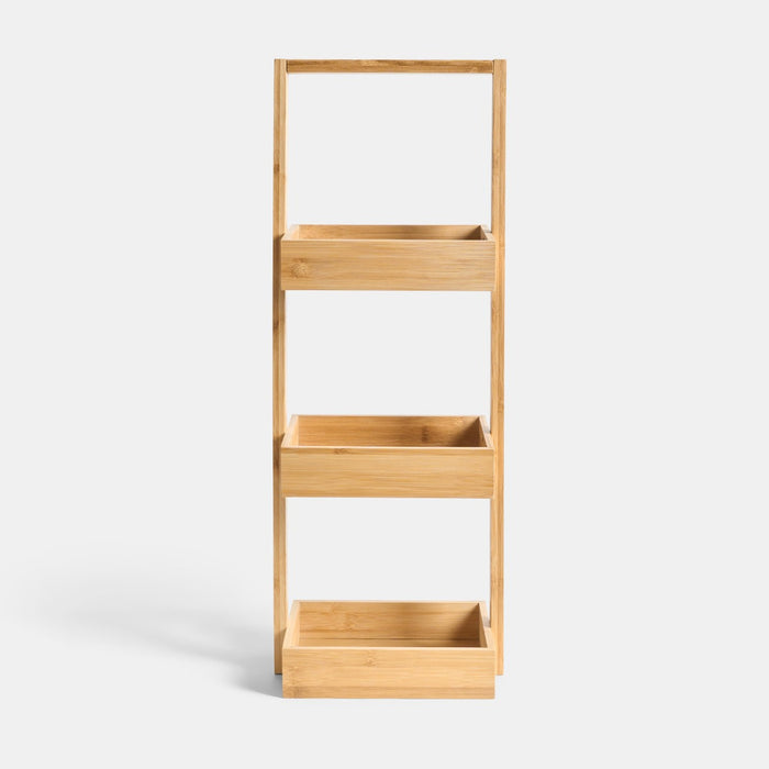 3-Tier Bamboo Storage Caddy - Natural 🇬🇧