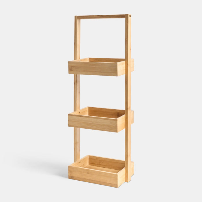 3-Tier Bamboo Storage Caddy - Natural 🇬🇧