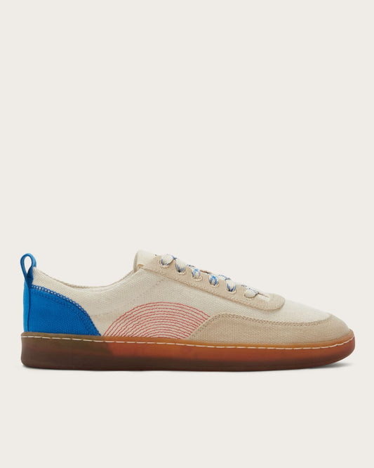 The Tread-Bare Sneaker | Canvas / Lapis Blue / Classic Red
