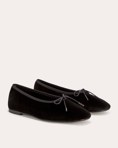 The Day Ballet Flat | Black Velvet