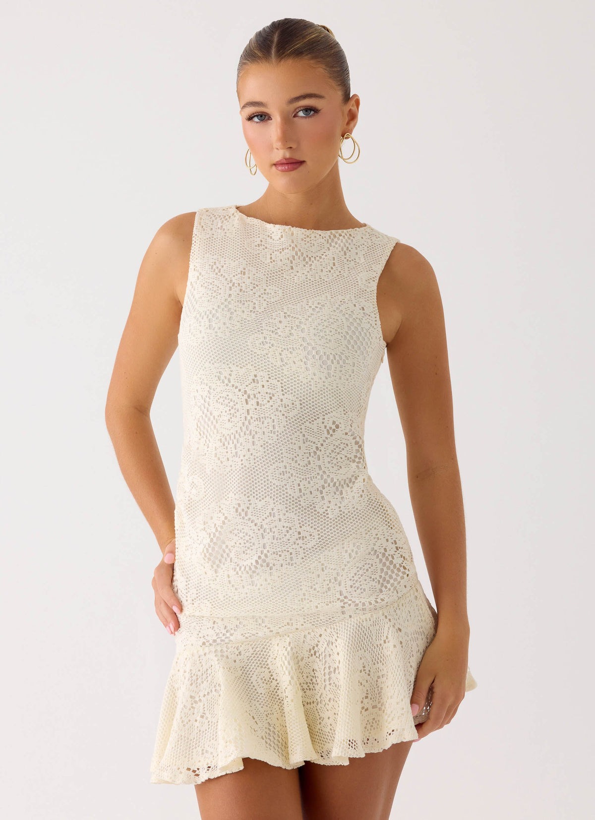 Adoria Mini Dress - Ivory