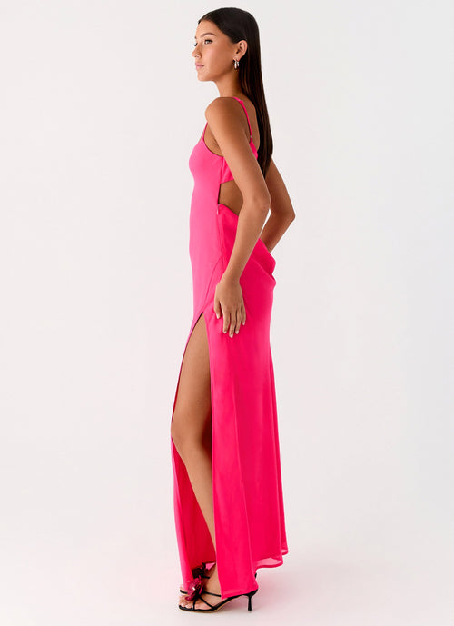 Alouette Maxi Dress - Fuchsia