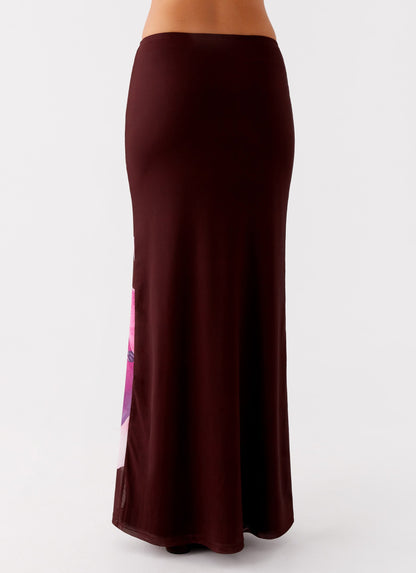Alpha Maxi Skirt - Dark Chocolate