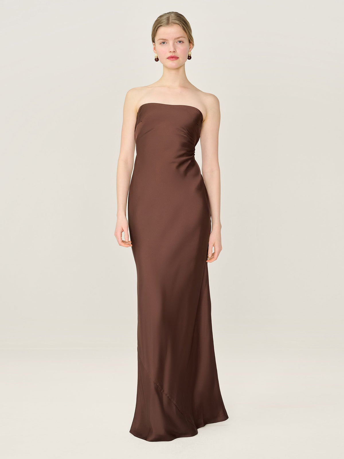 Amdra Dress in Chocolate