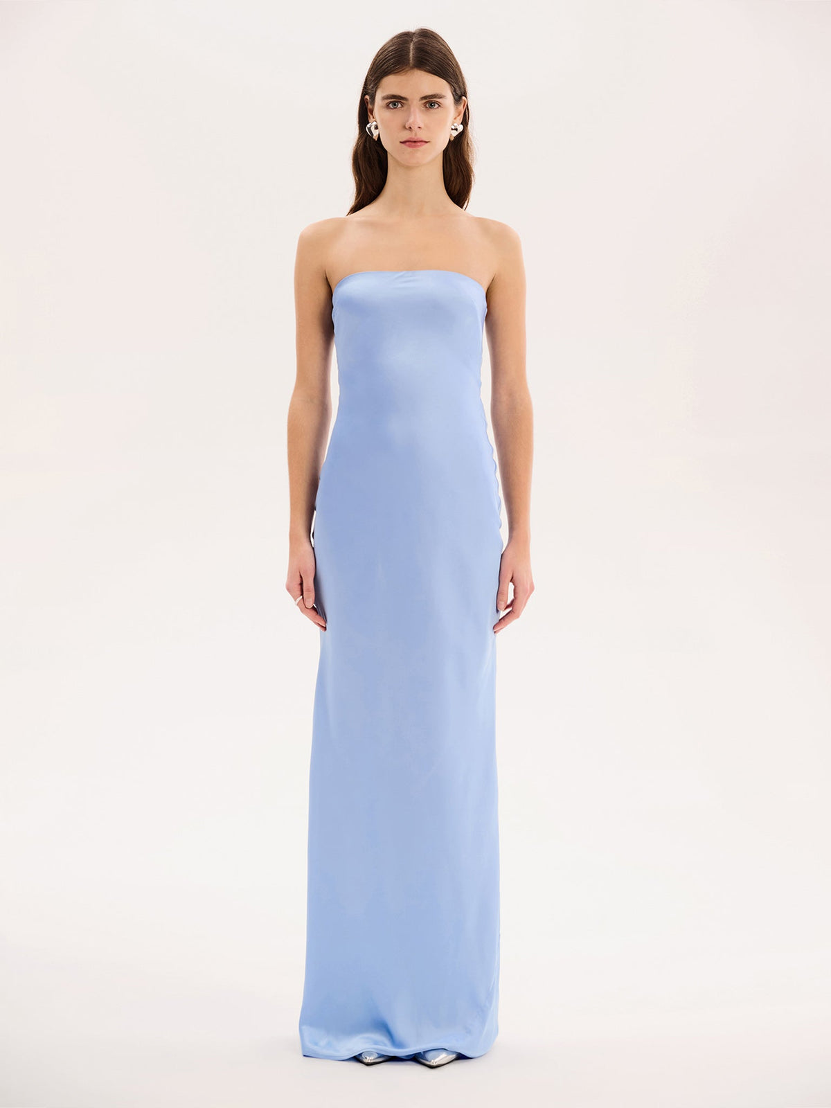 Amdra Maxi Dress in Light Blue