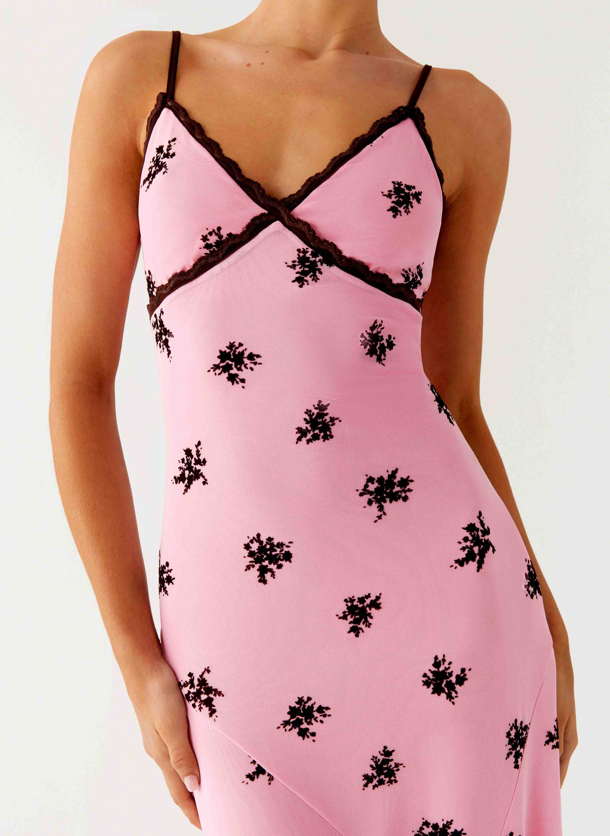 Amelia Midi Dress - Pink