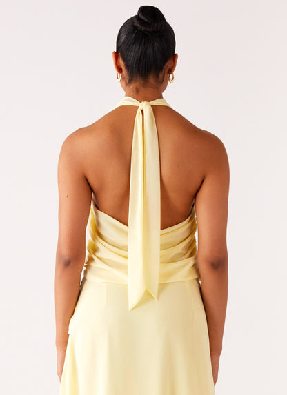Anuhea Cowl Top - Yellow