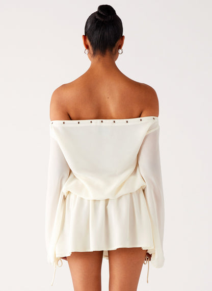 Astaria Mini Dress - Ivory