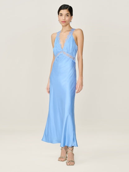 Aurelia Dress in Vista Blue