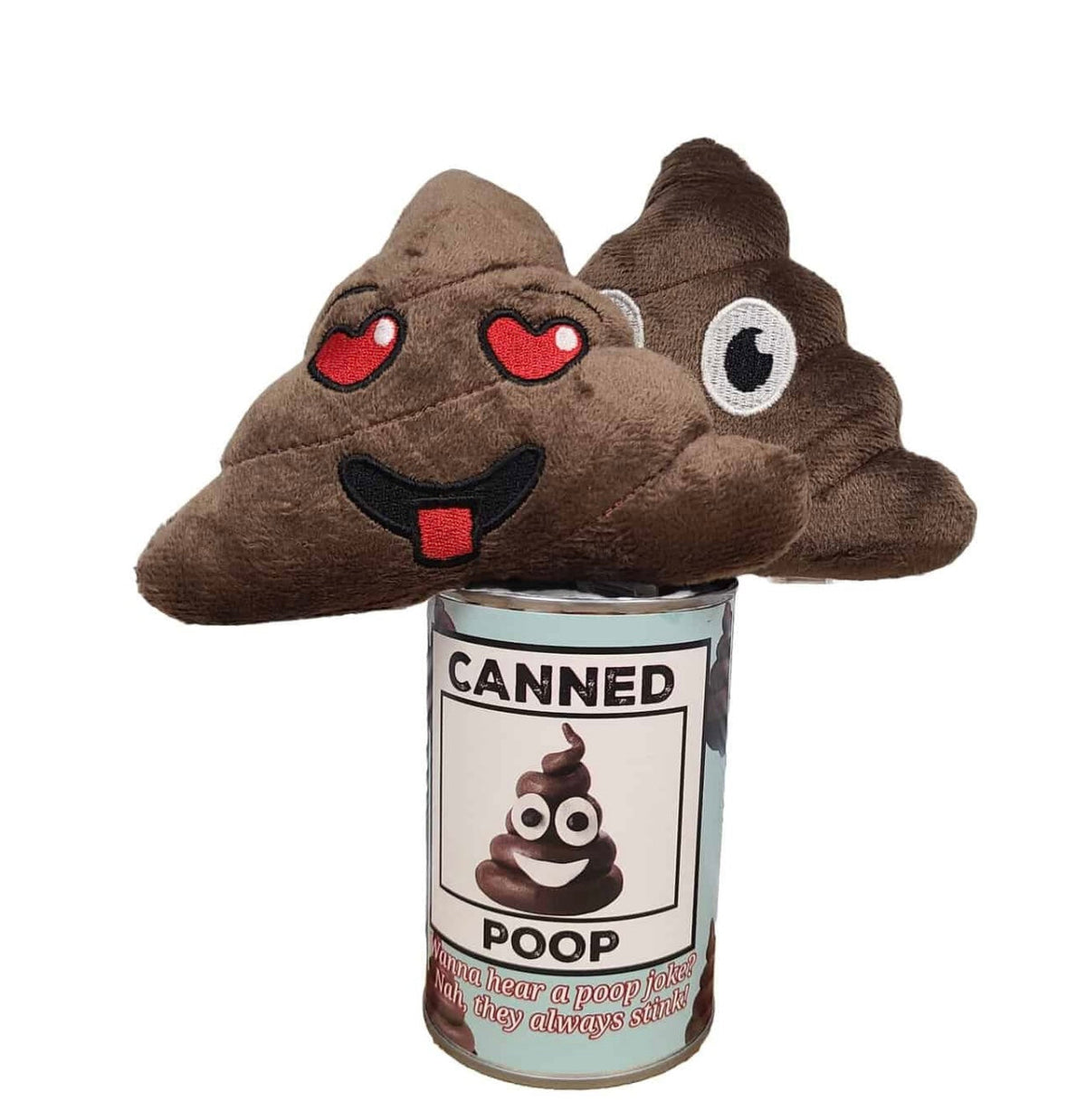Canned plush animale