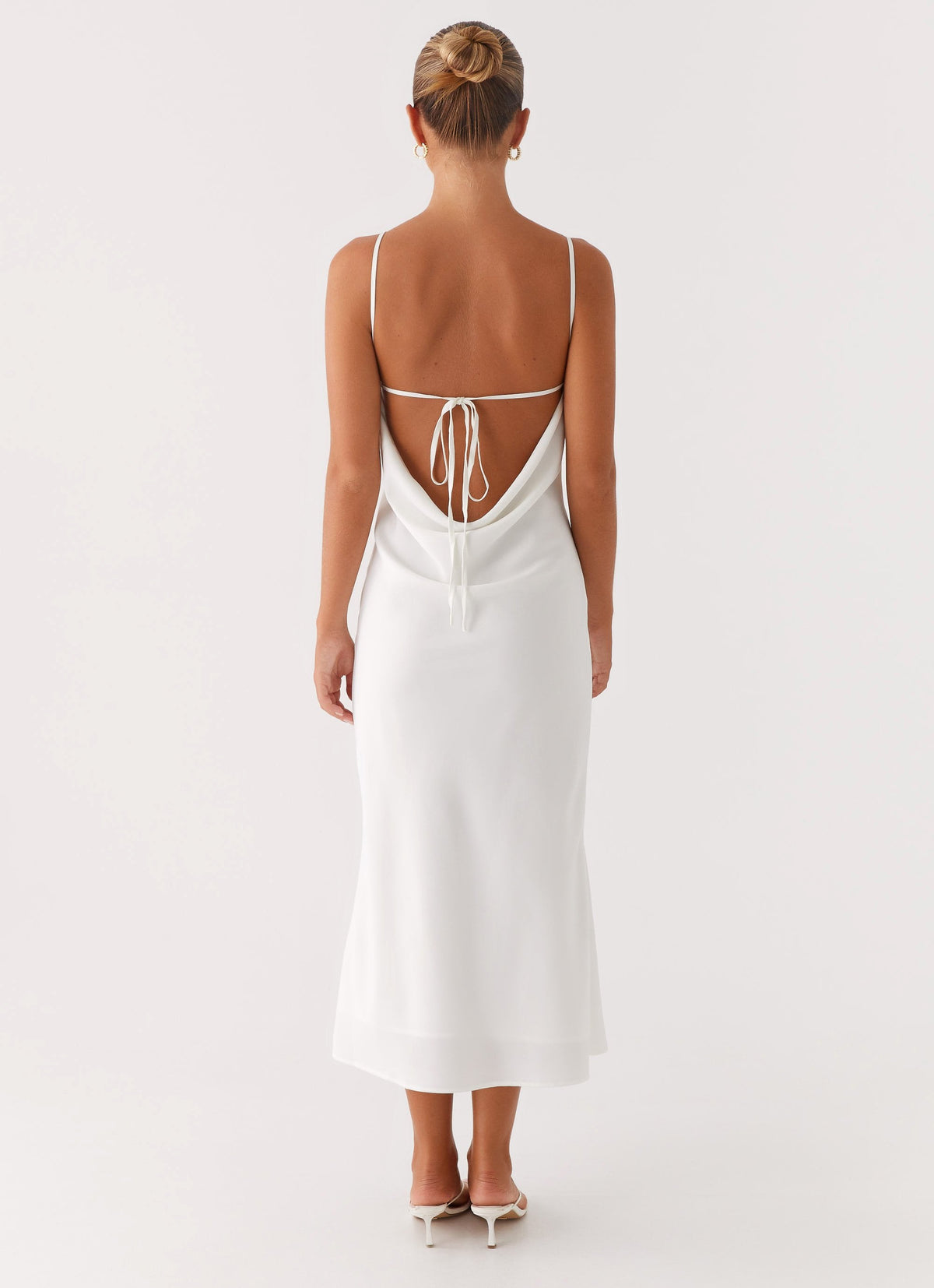 Bentley Midi Dress - White