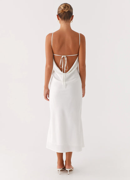Bentley Midi Dress - White