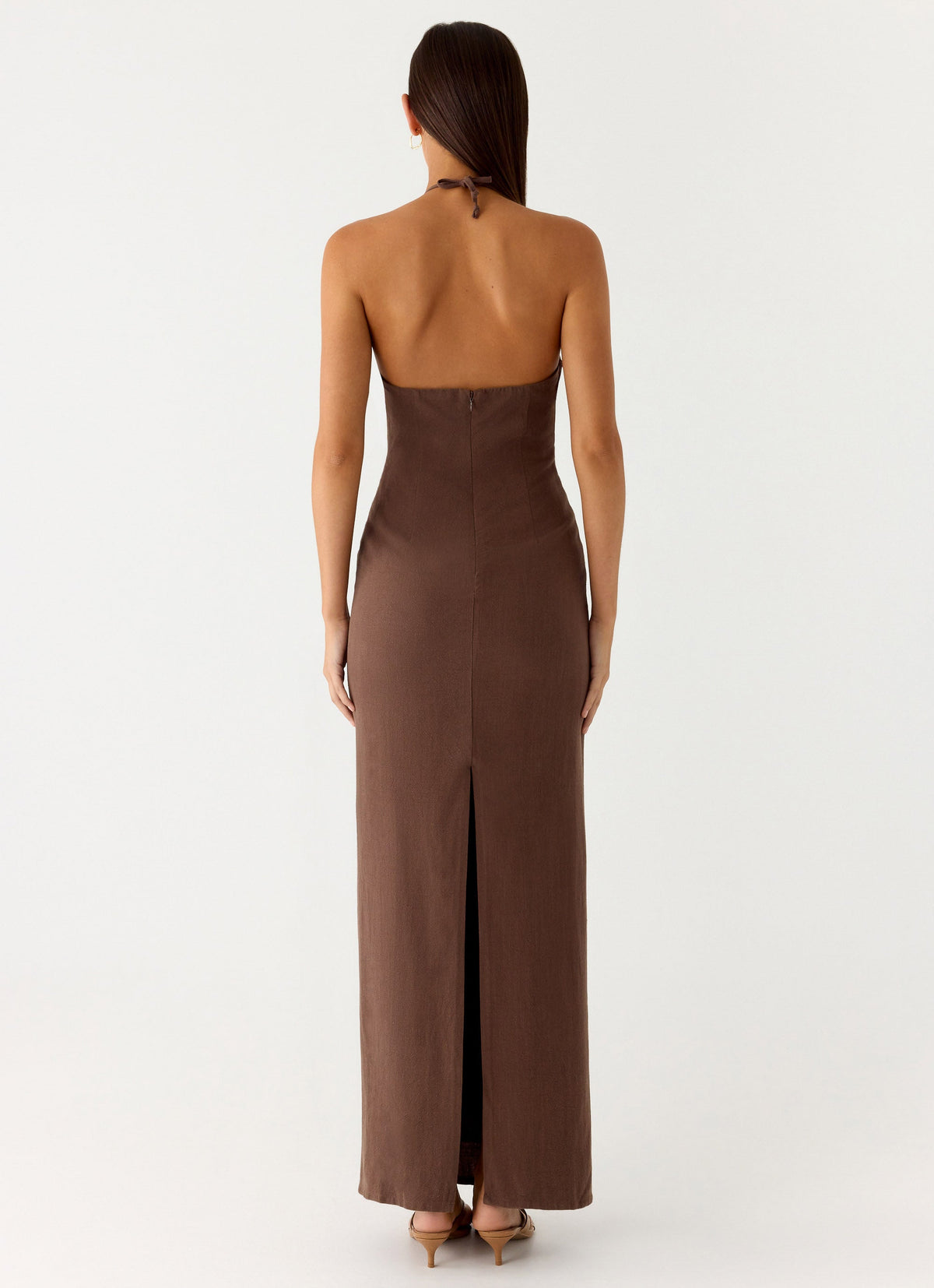 Bloomers Maxi Dress - Brown