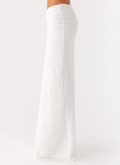 Briene Maxi Skirt - White