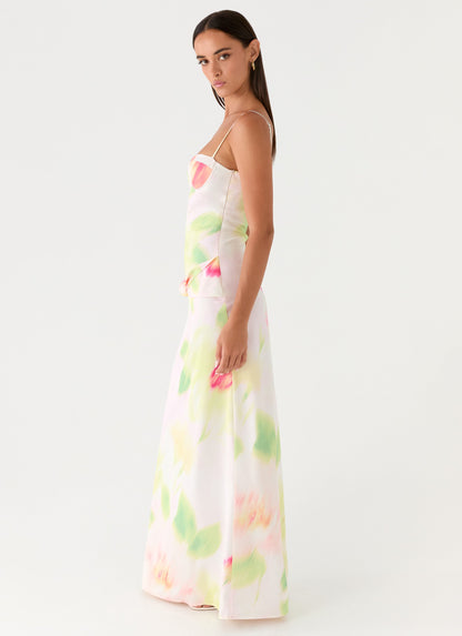 Burning Up Maxi Dress - Floral Romance