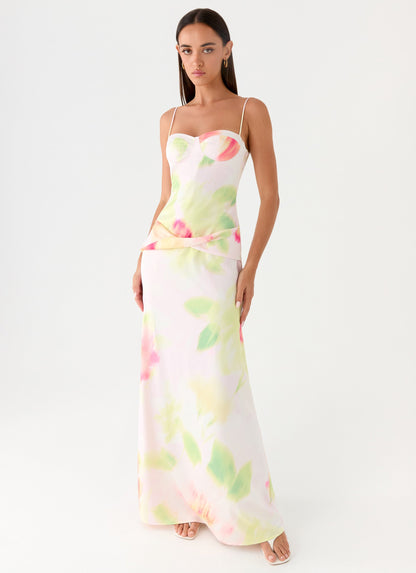 Burning Up Maxi Dress - Floral Romance