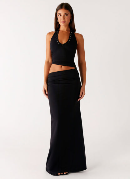 Chella Maxi Dress - Black