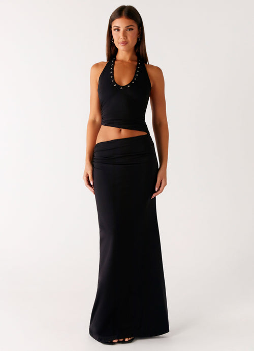 Chella Maxi Dress - Black