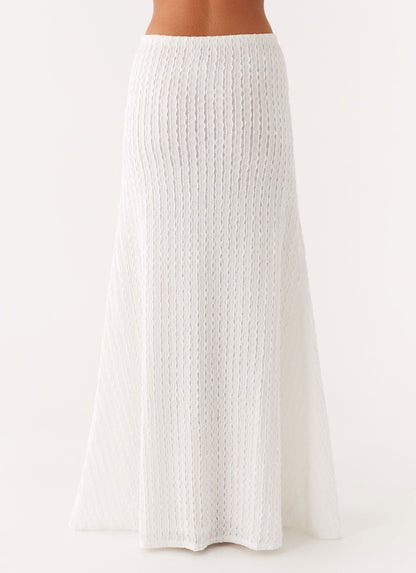 Clovelly Maxi Skirt - White