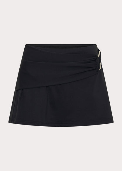 Collab Mini Skirt - Black