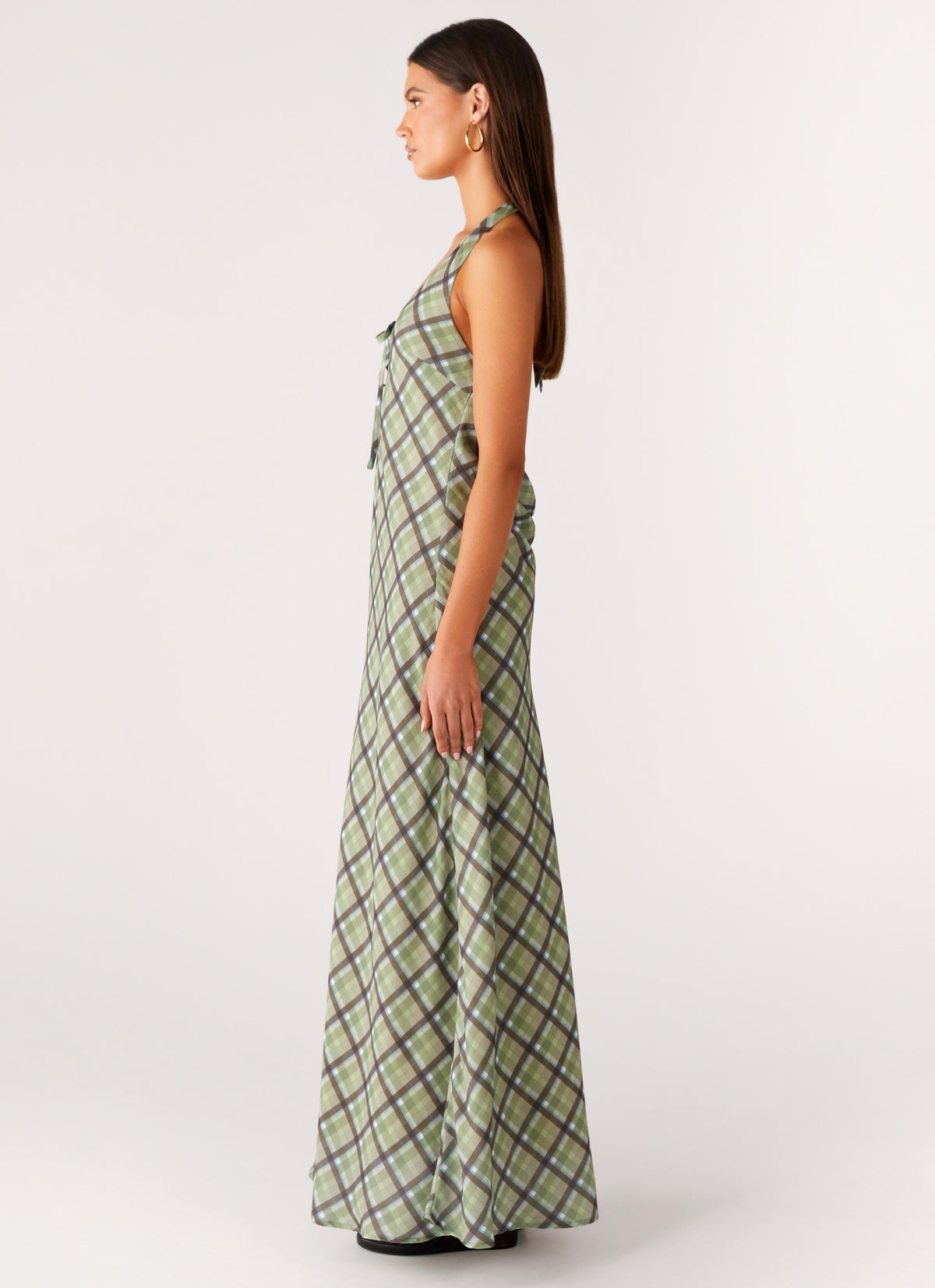 Coralie Maxi Dress - Cedar Check