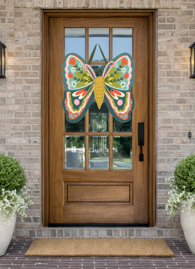 Butterfly door hanger