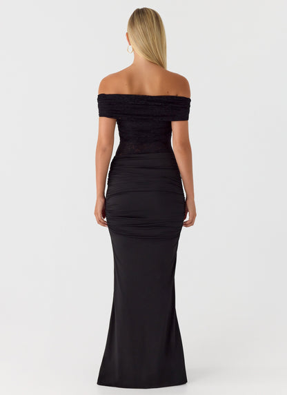 Either Way Maxi Dress - Black