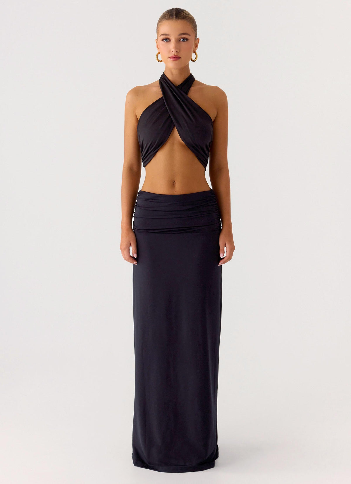 Elisabetta Maxi Skirt - Black