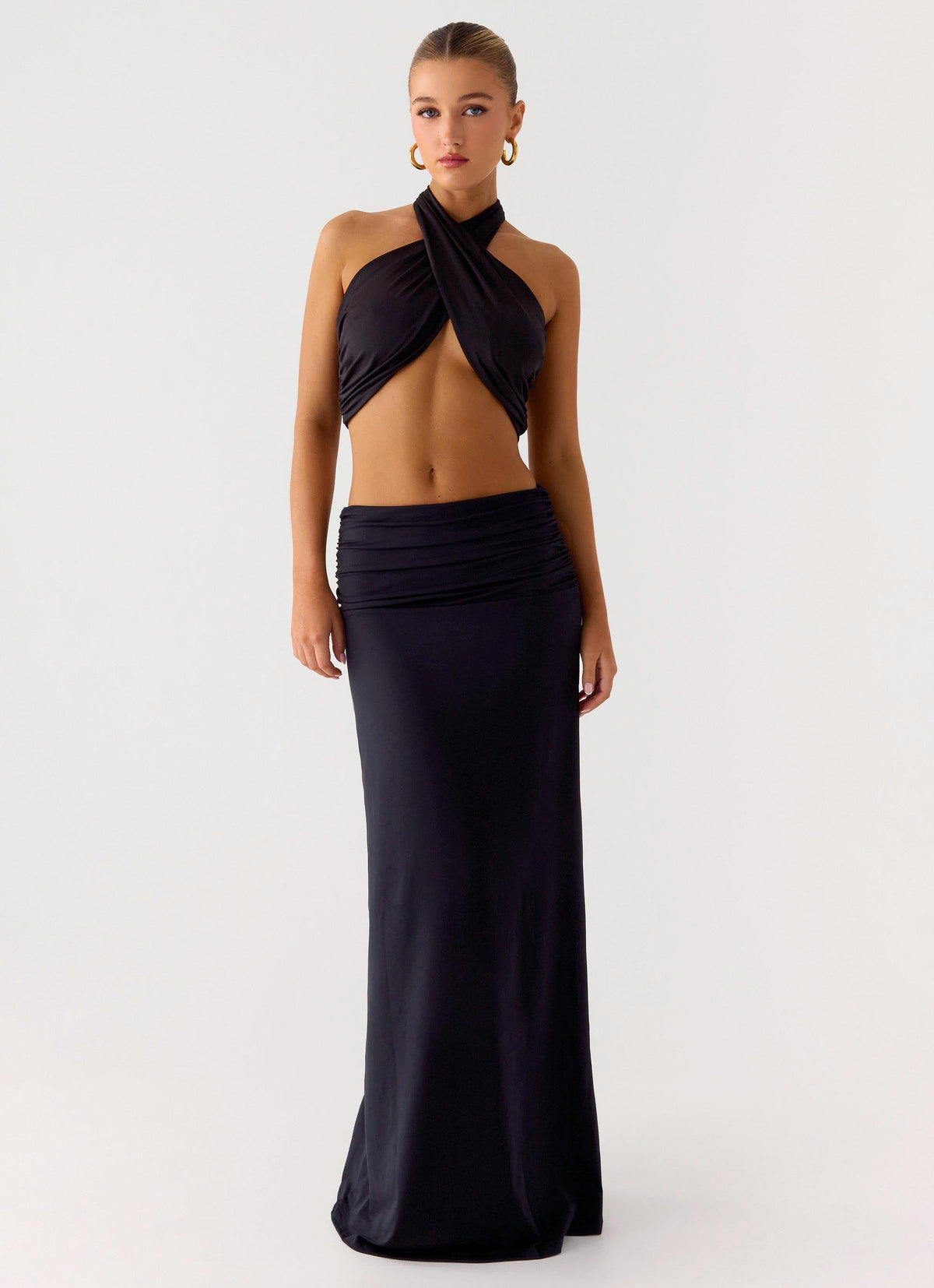 Elisabetta Maxi Skirt - Black