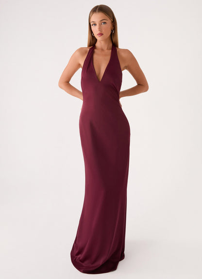 Eloise Maxi Dress - Plum