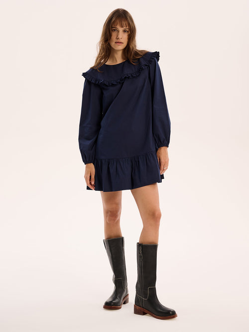 Emili Mini Dress in Navy