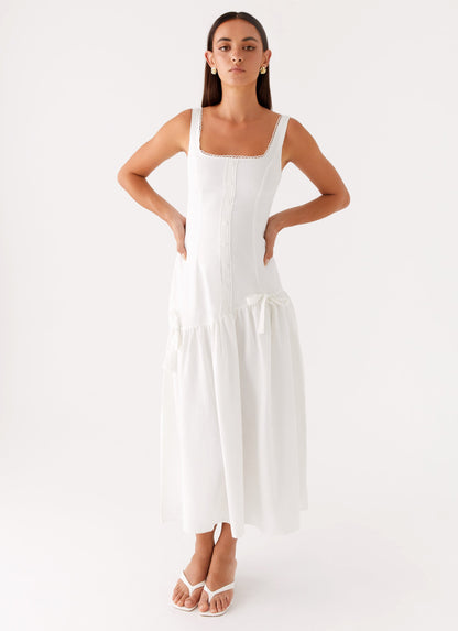Esmerelda Midi Dress - White