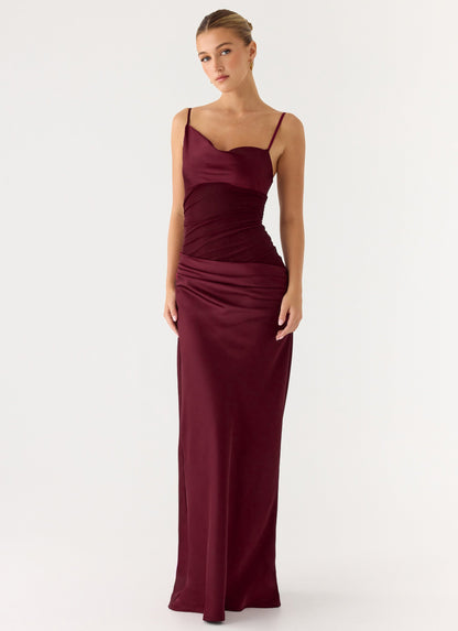 Eternal Energy Maxi Dress - Merlot