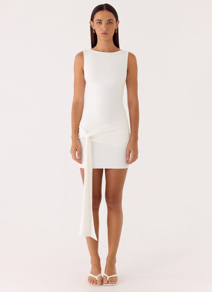 Everly Mini Dress - White